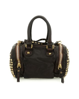Campomaggi - Britney Cowhide Leather Tote Bag with Studs