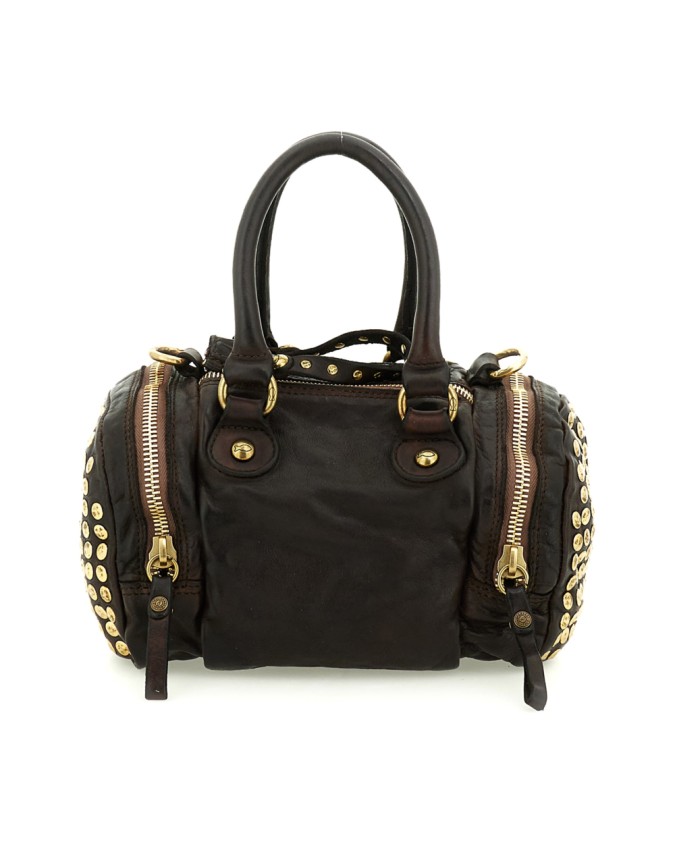 Campomaggi - Britney Cowhide Leather Tote Bag with Studs