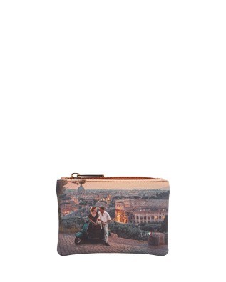 Ynot - Faux Leather Clutch, Size S, "Città" Print, Yesbag 2