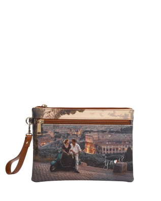 Ynot - Clutch Bag with Wrist Strap and Front Pocket, Size M 2