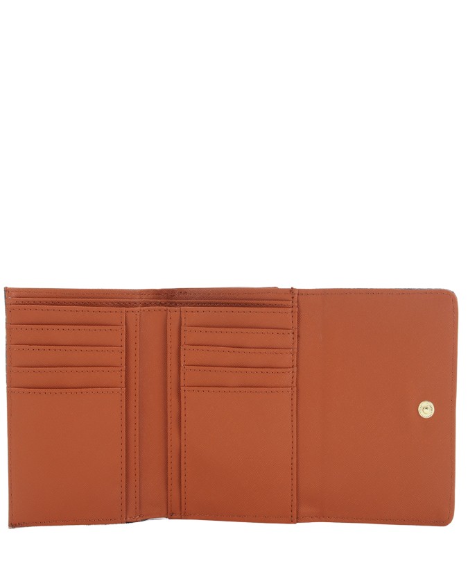  Ynot - Portafoglio Donna con Patta e Bottone in Ecopelle Yesbag