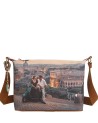  Ynot - Borsa Hobo Tg. S in Ecopelle Stampa Città Yesbag