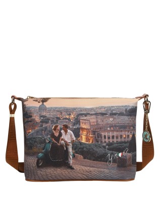  Ynot - Borsa Hobo Tg. L in Ecopelle Stampa Città Yesbag 2
