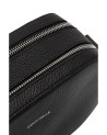 Coccinelle - Size S leather crossbody bag with double zipper by Fern
