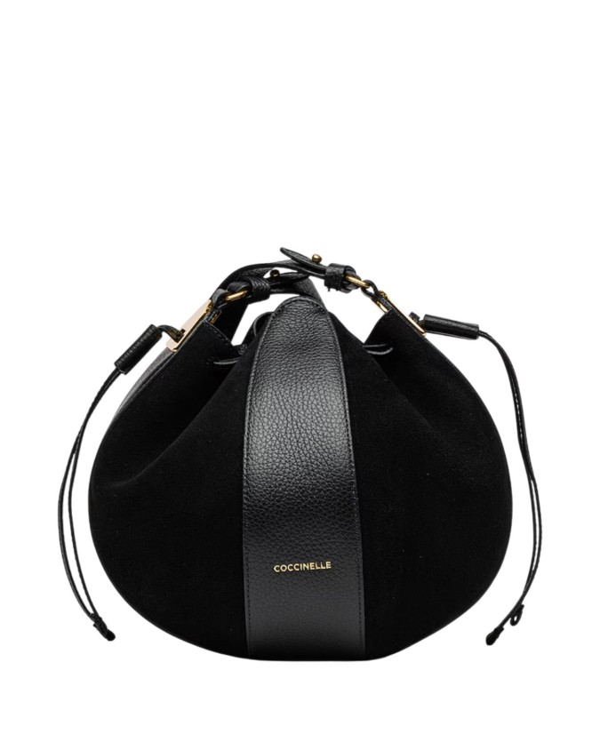 Coccinelle - Boom Leather and Suede Bucket Bag
