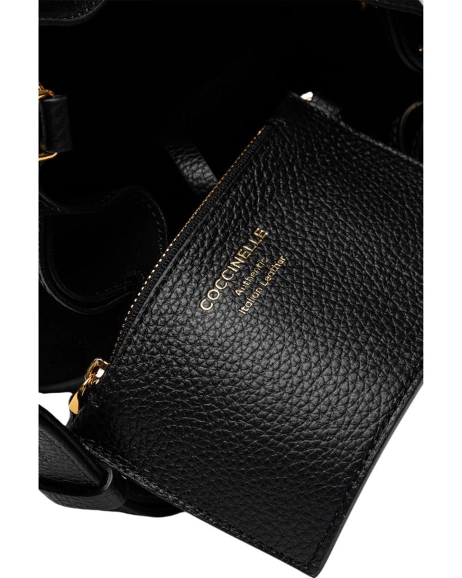 Coccinelle - Boom Leather and Suede Bucket Bag