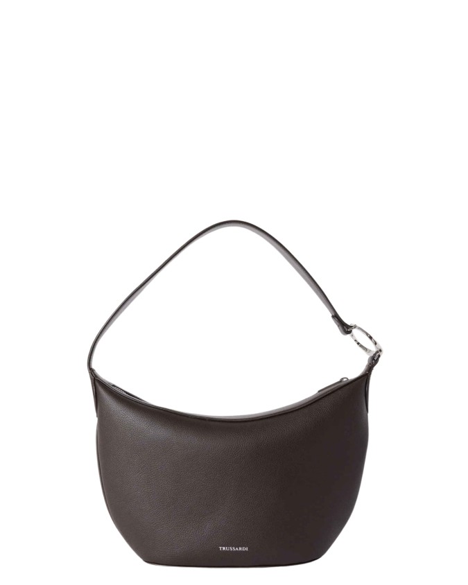 Trussardi - Small Whippet Hammered Leather Hobo Bag