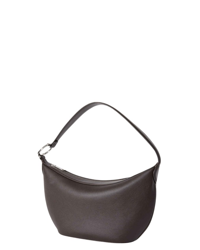 Trussardi - Small Whippet Hammered Leather Hobo Bag