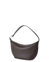 Trussardi - Kleine Hobo-Tasche aus genarbtem Leder in der Farbe