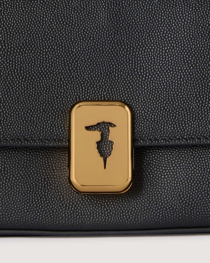  Trussardi - Borsa a Tracolla con Patta in Pelle Cameo