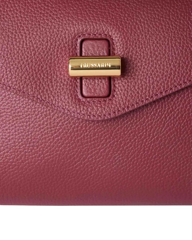  Trussardi - Borsa a Tracolla con Patta in Pelle Girello Mini