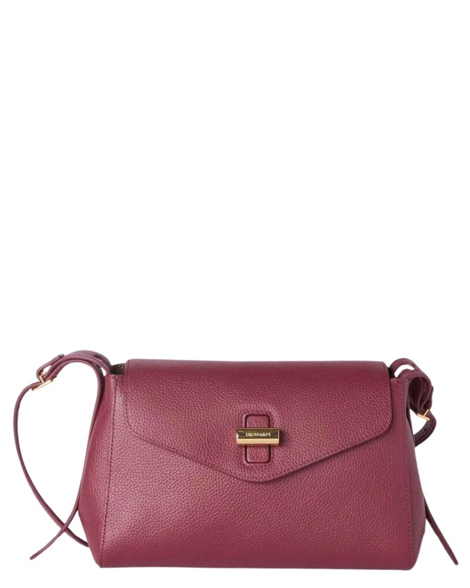  Trussardi - Borsa a Tracolla con Patta in Pelle Girello Mini