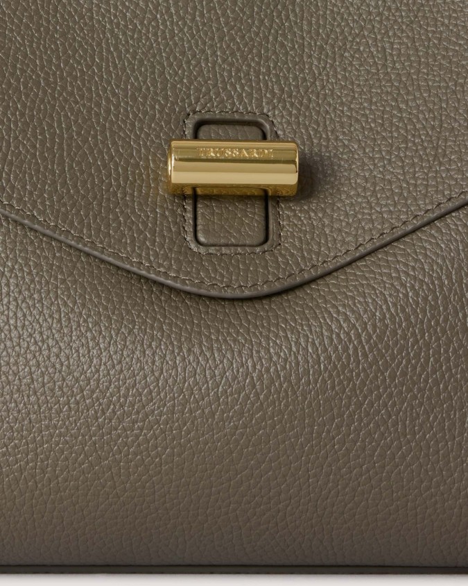  Trussardi - Borsa a Tracolla con Patta in Pelle Girello Mini