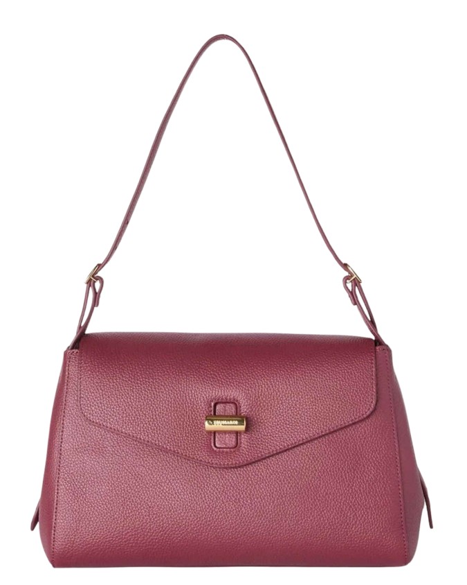  Trussardi - Borsa a Spalla con Patta in Pelle Girello