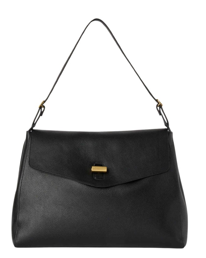  Trussardi - Borsa a Spalla con Patta in Pelle Girello Large