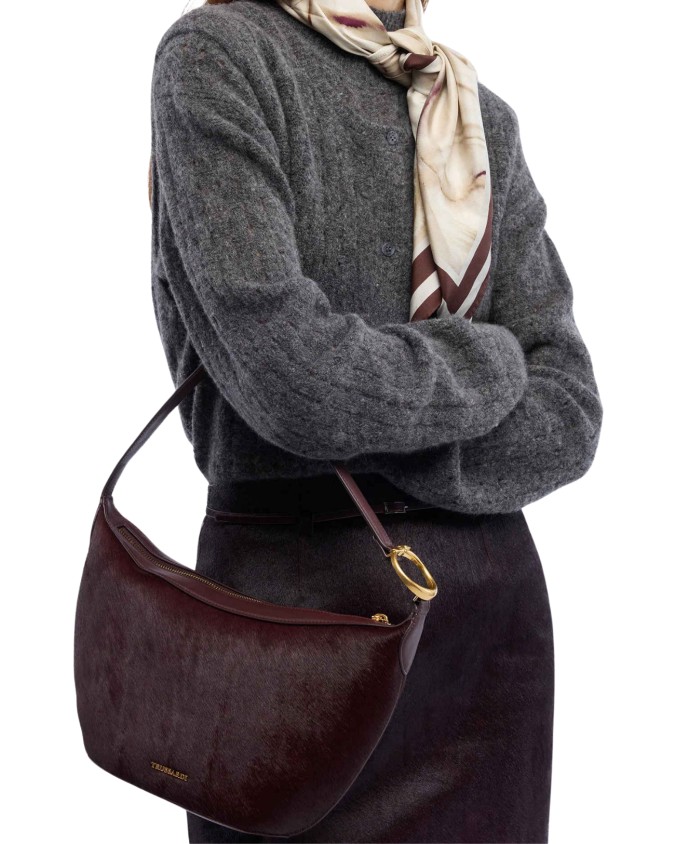 Trussardi - Kleine Hobo-Tasche aus...