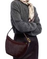  Trussardi - Borsa Hobo Small in Pelle Effetto Cavallino Whippet