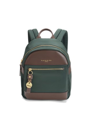 Nannini - Women's Backpack with Front Pocket in Nylon/Caracas