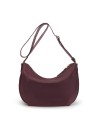Nannini – Half-Moon Shoulder Bag in Nylon and Liberty Leather