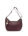 Nannini – Half-Moon Shoulder Bag in Nylon and Liberty Leather