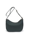 Nannini – Half-Moon Shoulder Bag in Nylon and Liberty Leather