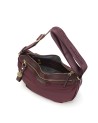  Nannini – Borsa a Spalla Mezzaluna in Nylon e Pelle Liberty