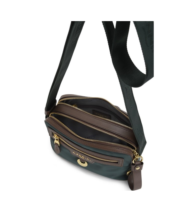  Nannini - Borsa a Tracolla Piccola con Due Comparti in Nylon e