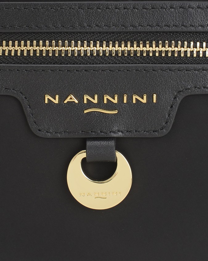 Nannini - Small Shoulder Bag with Two Compartments in Nylon and