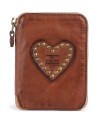 Campomaggi - Women's Wallet with Studs and a Heart, Made of