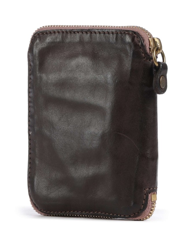 Campomaggi - Damenbrieftasche mit Nieten und Herz aus