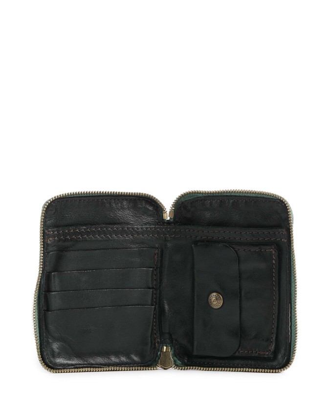 Campomaggi - Women's Wallet with Studs and a Heart, Made of