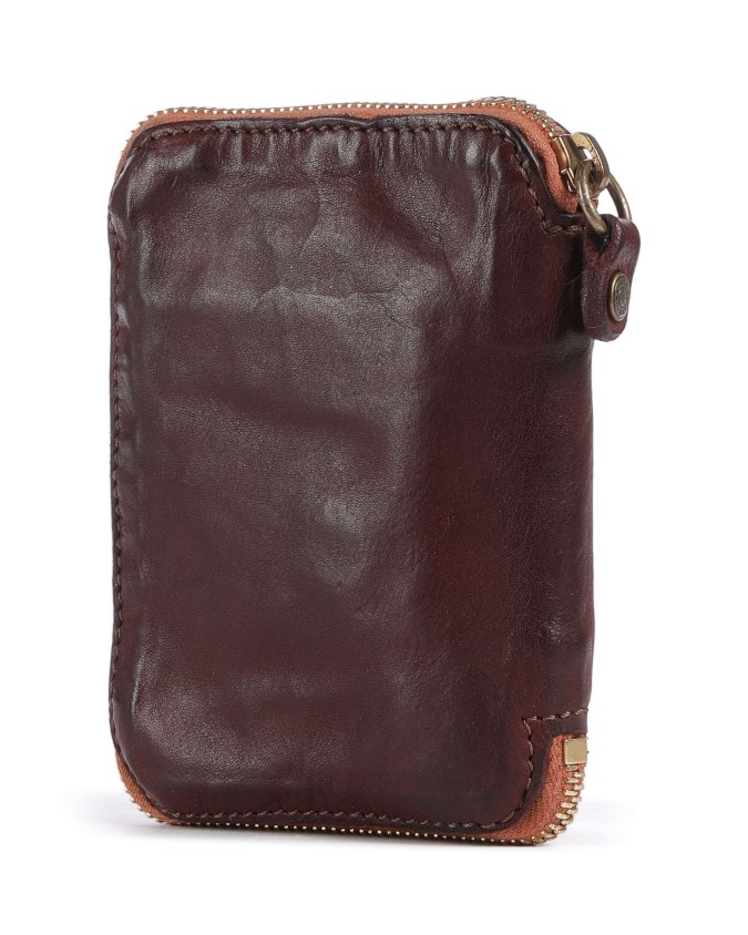 Campomaggi - Damenbrieftasche mit Nieten und Herz aus