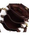  Campomaggi - Borsa a Tracolla con Patta in Pelle con Borchie