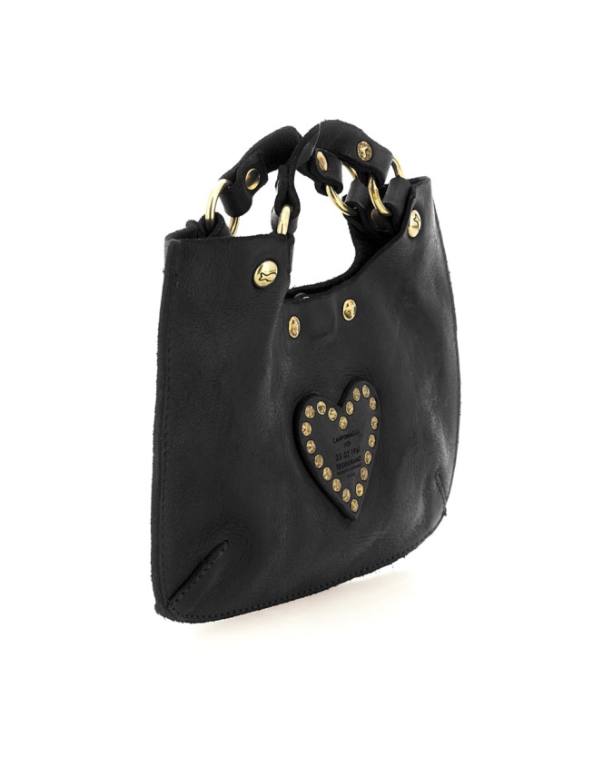 Campomaggi - Borsa a Mano con Tracolla in Pelle di Vacchetta