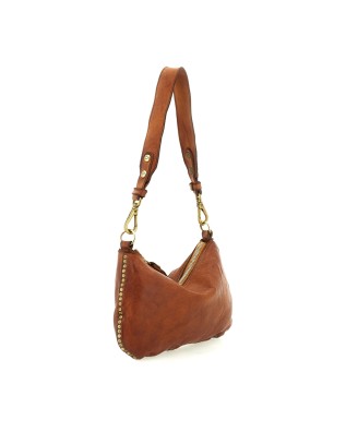  Campomaggi - Borsa a Spalla con Borchie in Pelle di Vacchetta 2
