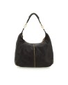  Campomaggi - Borsa Hobo con Borchie in Pelle di Vacchetta