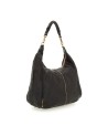  Campomaggi - Borsa Hobo con Borchie in Pelle di Vacchetta