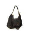  Campomaggi - Borsa Hobo con Borchie in Pelle di Vacchetta