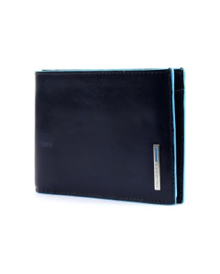  Piquadro - Portafoglio uomo con portamonete, volantino e tasca