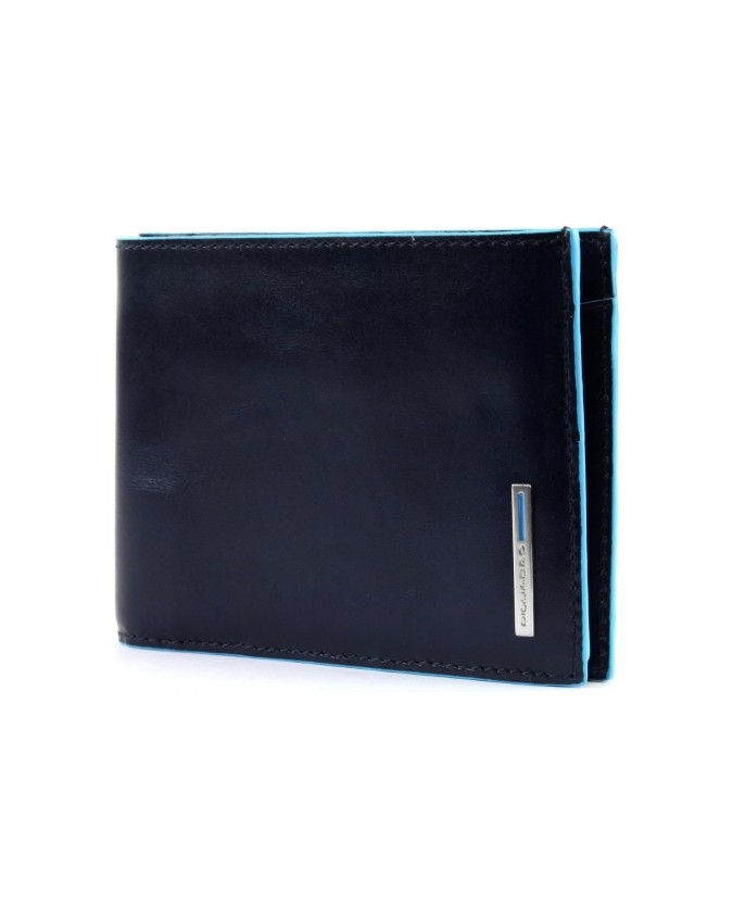 Piquadro - Men's wallet with coin pocket, bill compartment, and