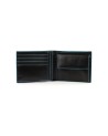 Piquadro - Men's wallet with coin pocket, bill compartment, and