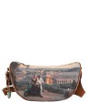 Ynot - Borsa a Spalla Tg. S con Tracolla in Ecopelle Stampa