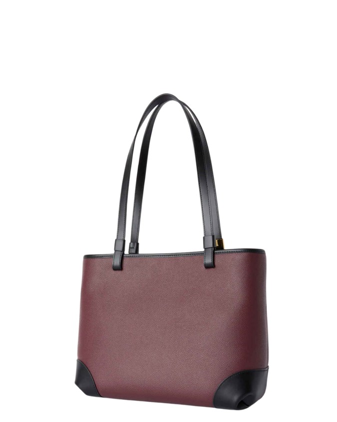 Trussardi - Borsa Shopper con Tracolla in Tessuto Spalmato e