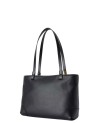 Trussardi - Borsa Shopper con Tracolla in Tessuto Spalmato e