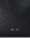 Trussardi - Borsa Shopper con Tracolla in Tessuto Spalmato e