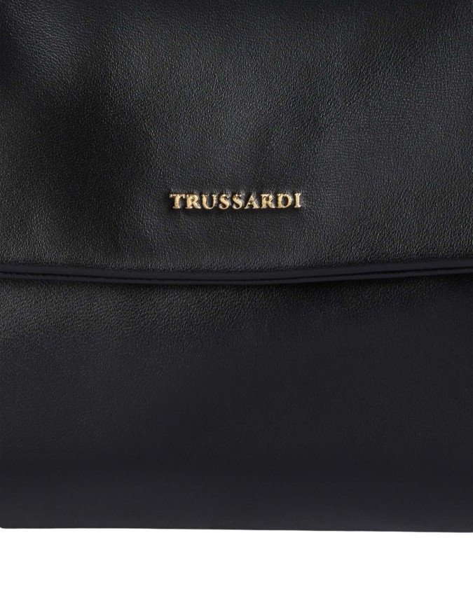  Trussardi - Borsa a Tracolla con Patta in Nappa Orbita Mini
