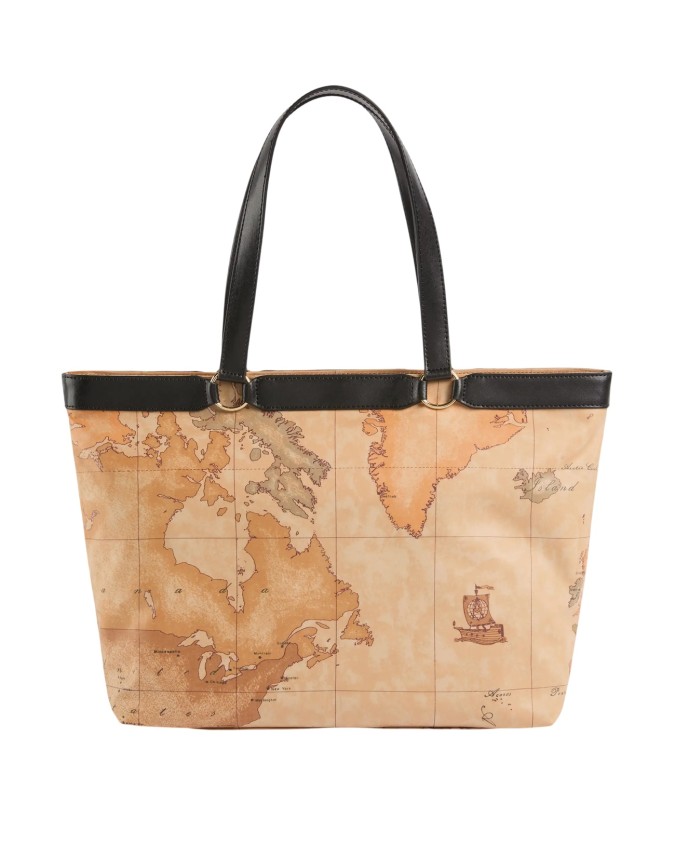  Alviero Martini Prima Classe - Borsa shopping in tessuto soft