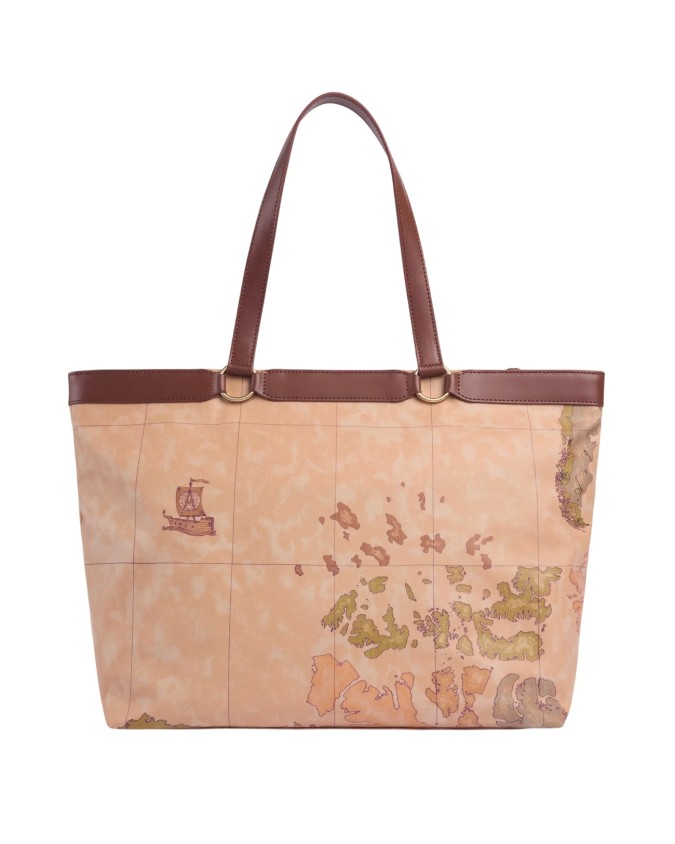  Alviero Martini Prima Classe - Borsa shopping in tessuto soft