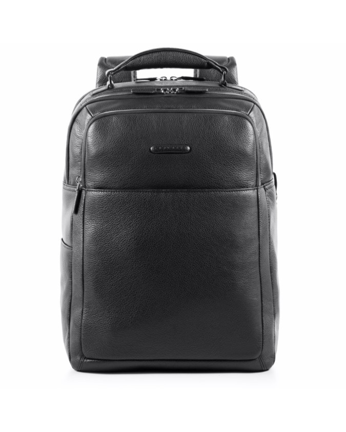 PIQUADRO - Zaino grande in pelle nero - Nero - CA4174MO/N su Studioarch