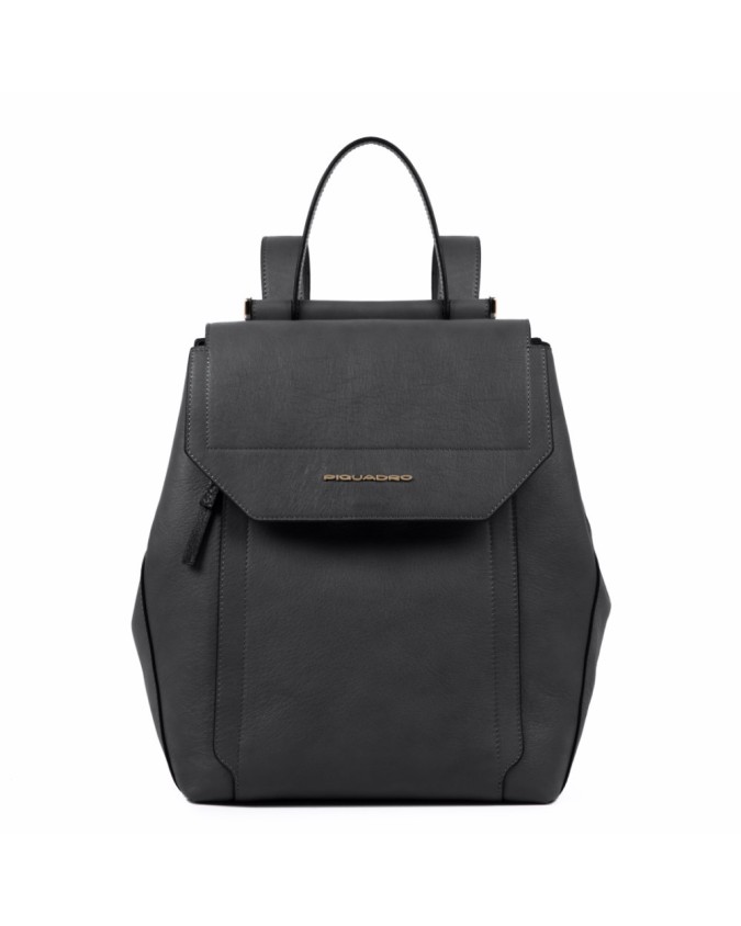 Piquadro Zainetto donna con patta in pelle porta tablet Circle -  CA4579W92/N | Studioarch.com